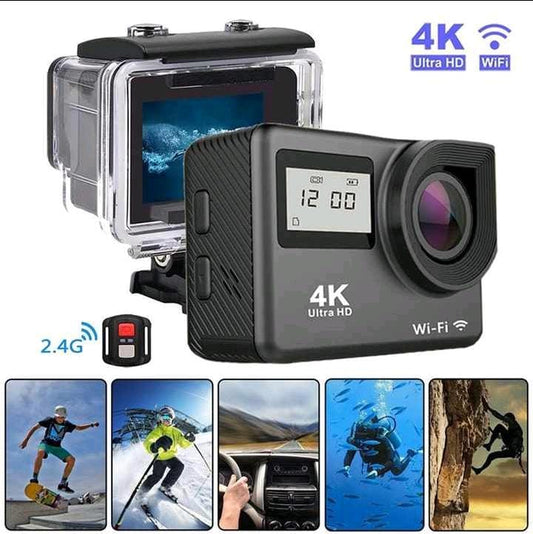 CAMARA 4K 2'' ULTRA HD 1080P SPORT WIFI 12MP CAM ACTION