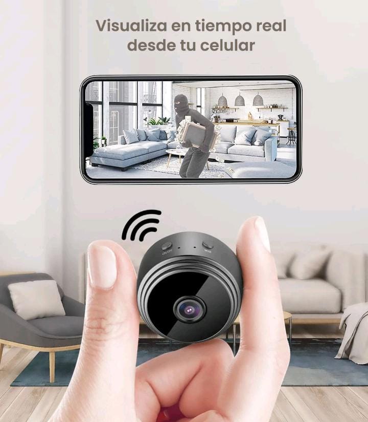 MINI CAMARA A9 1080P INALÁMBRICA WIFI SMART HOME VIGILANCIA